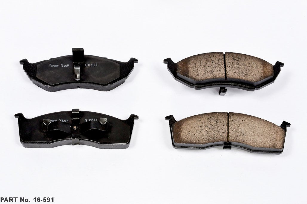 Z16 Evolution Power Stop Front Ceramic Brake Pads 16-591