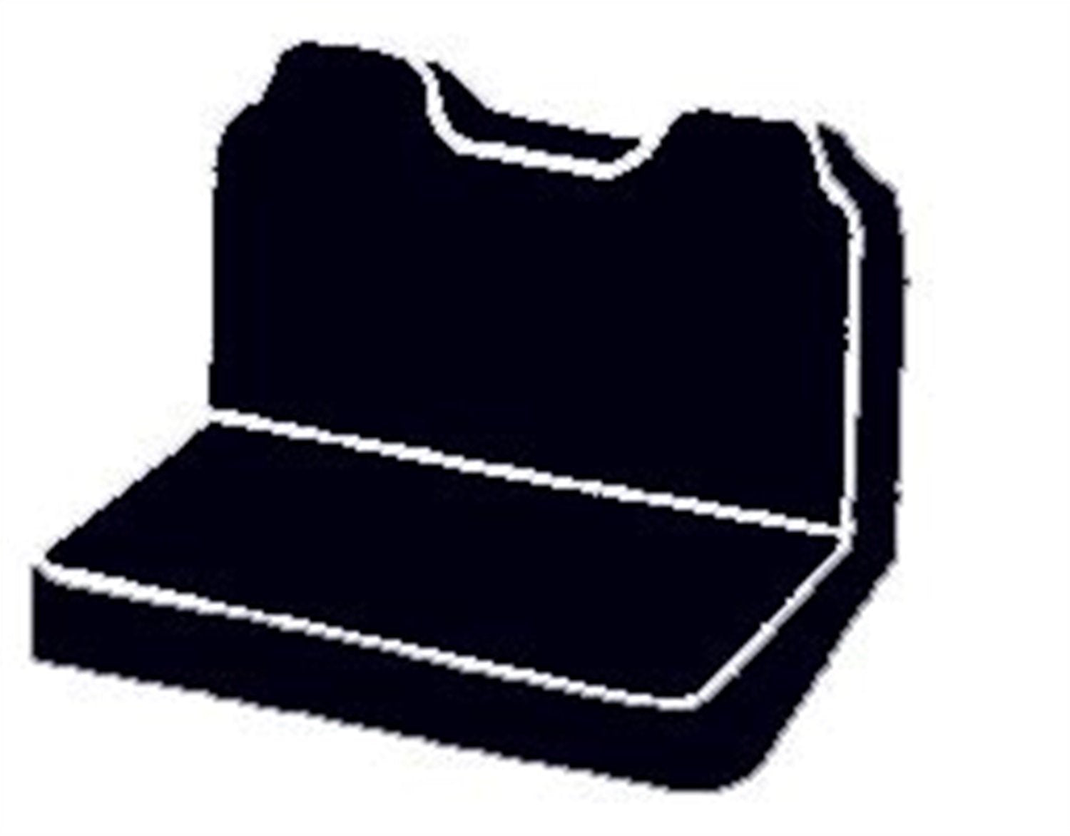 Fia Custom Fit TR47-61 GRAY Front Seat Cover Split Seat 60/40 - Saddle Blanket, (Gray)