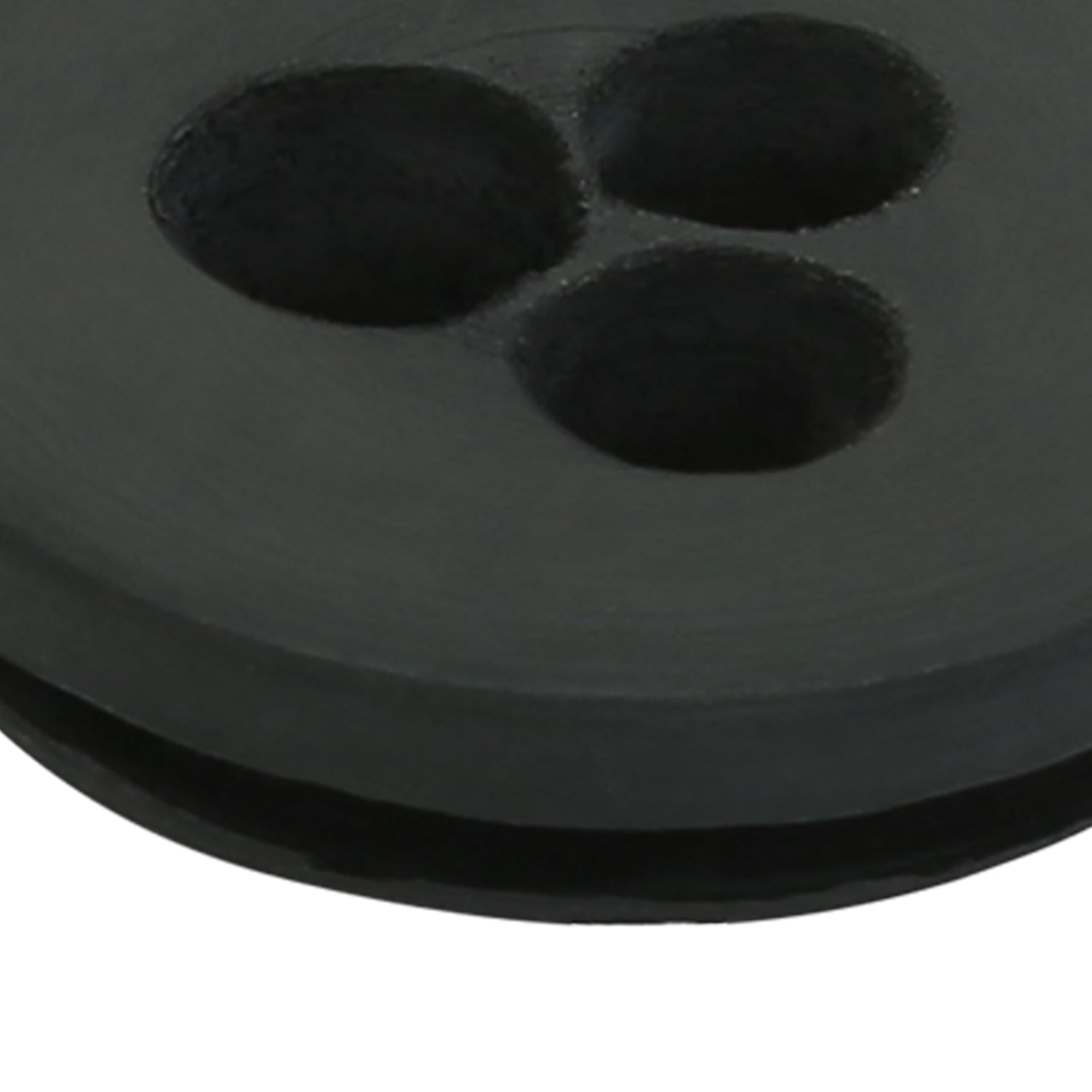 10-003 Brothers Trucks Grommet - Windshield Washer - 3-Holes - Round - Black