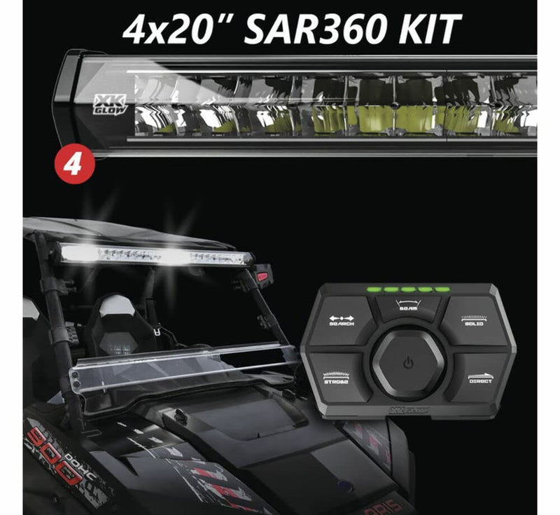 20” SAR360 Light Bar Kit Emergency Light System Search and Rescue