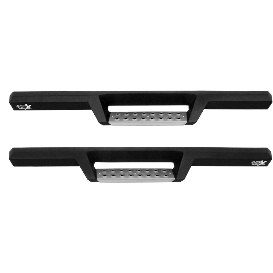 Westin 56-133152 Stainless HDX Drop Nerf Bars fits 2007-2018 Wrangler JK 2-Door Textured Black Pair