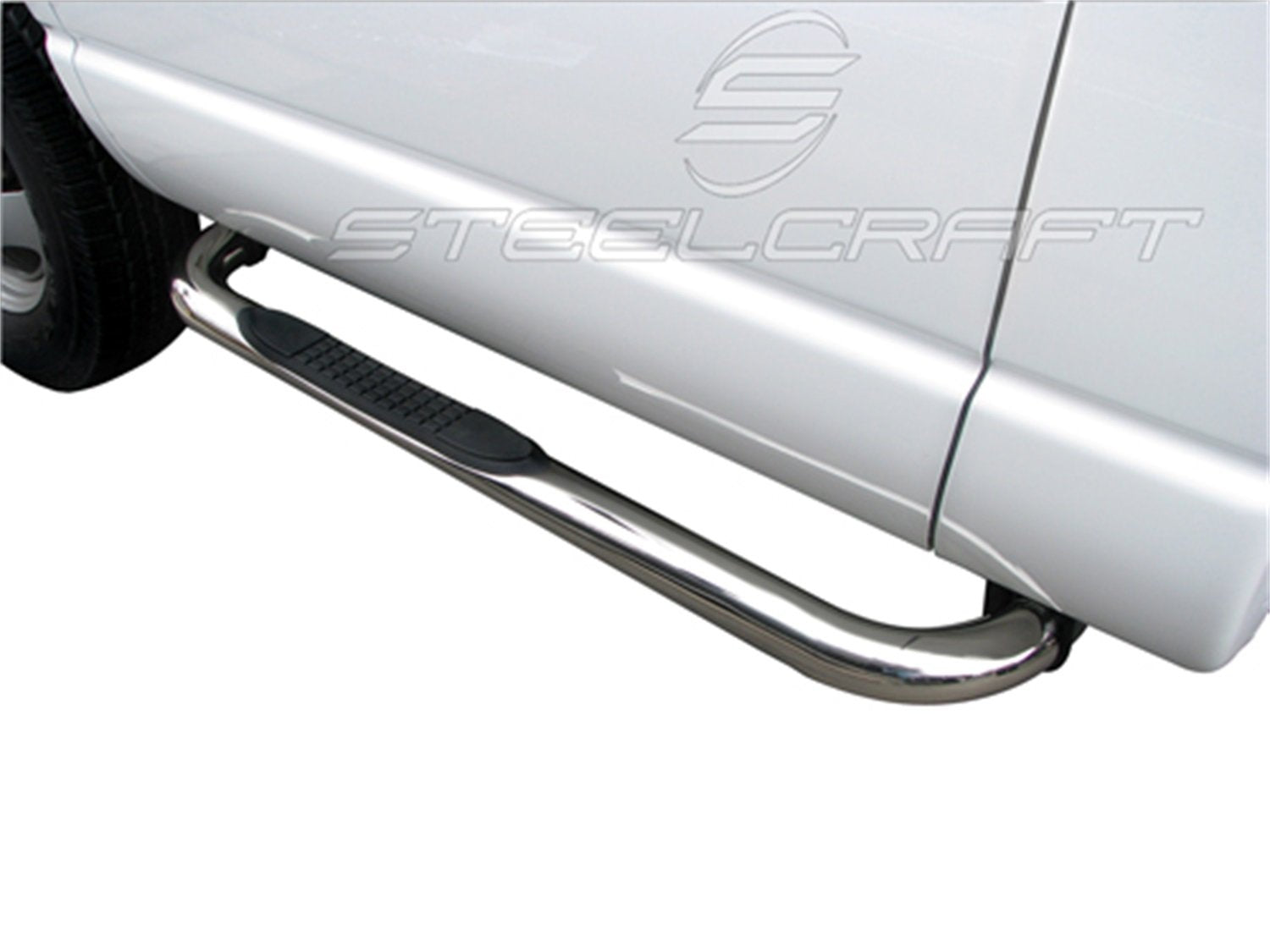 3 in. Round Black Powdercoat Steelcraft 220820 Side Bar 3 in. Round Side Bar