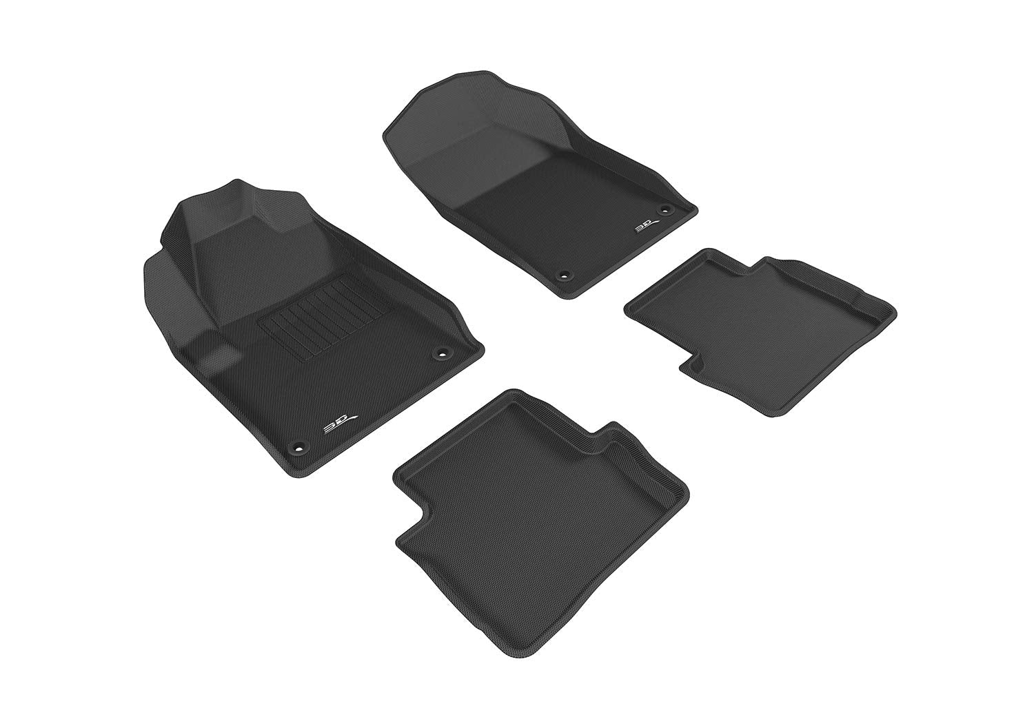 3D MAXpider Kagu Custom Fit Floor Mat (Black) Compatible with Dodge Dart 2013-2016 - R1 R2