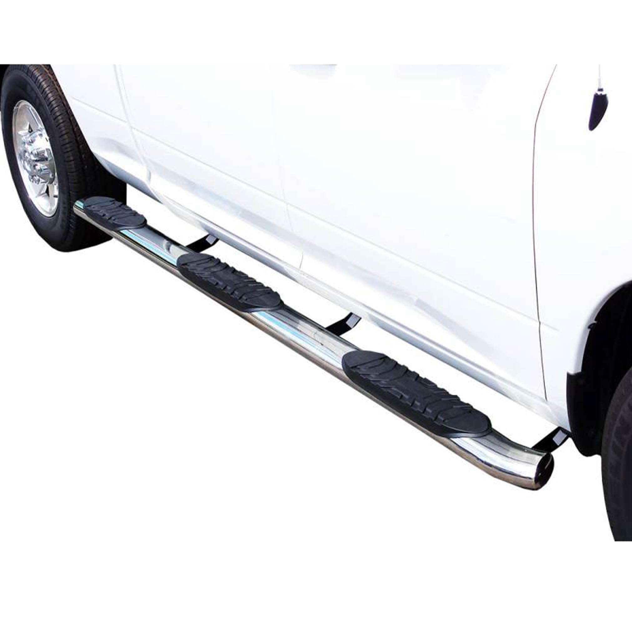 Black Horse Off Road 2 Pieces Stainless Steel Truck Cab Side Step FOF2SS-NL Side Steps