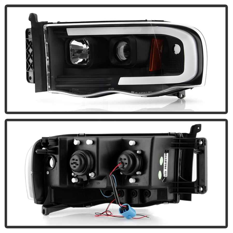 Crystal Spyder Headlights - Platinum (PRO-YD-DR02V2PL-BK)