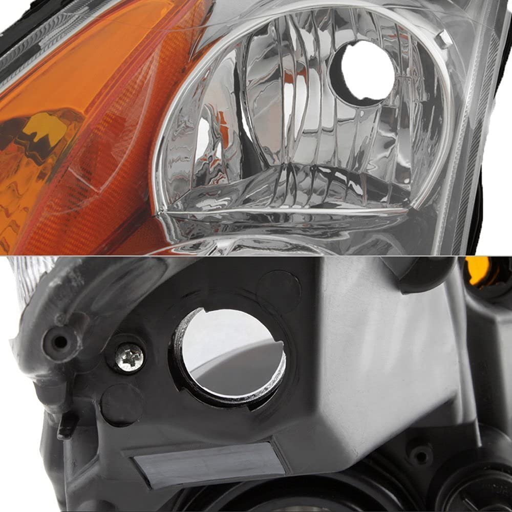 Crystal Xtune Headlights (HD-JH-NA07-AM-C) (OE)
