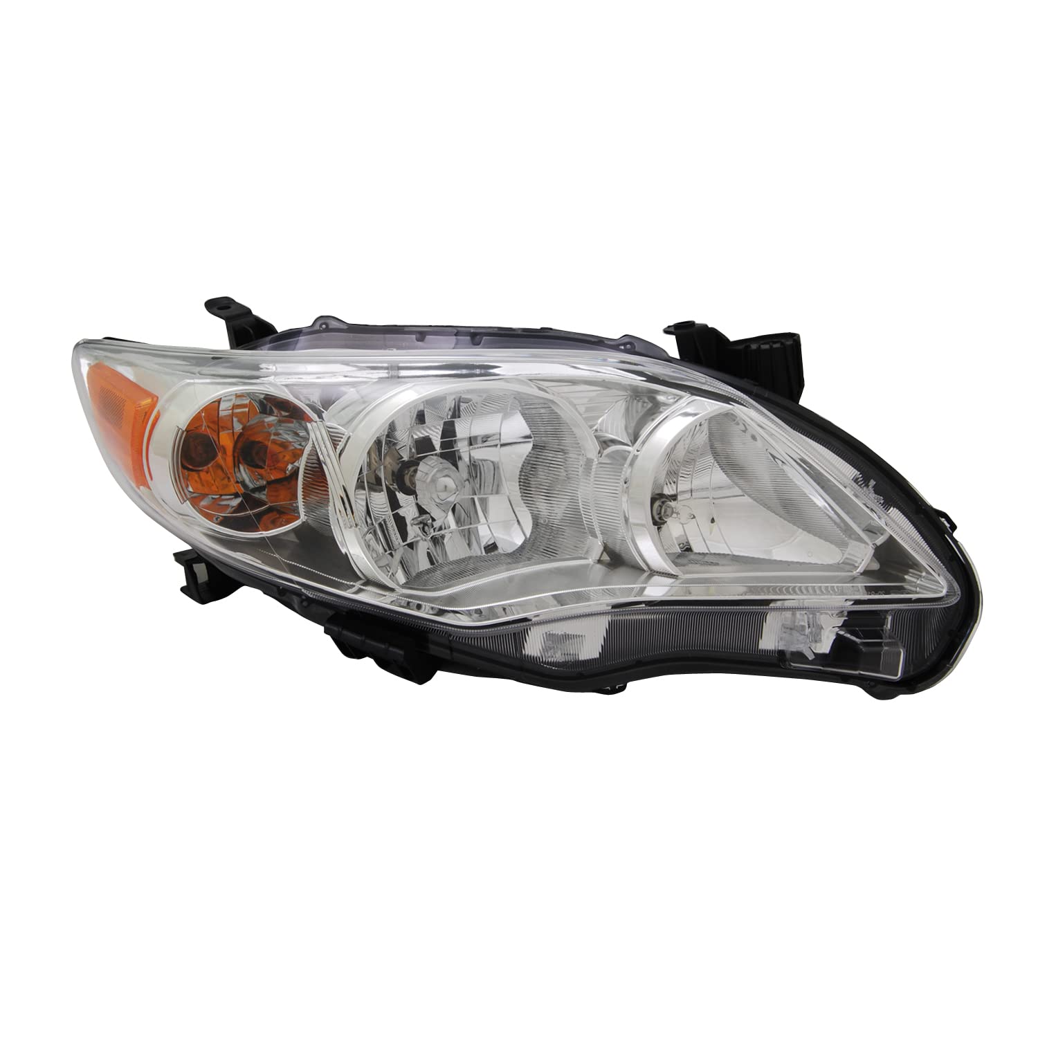 Right TYC Headlight Assembly Compatible with 2011-2013 Toyota Corolla