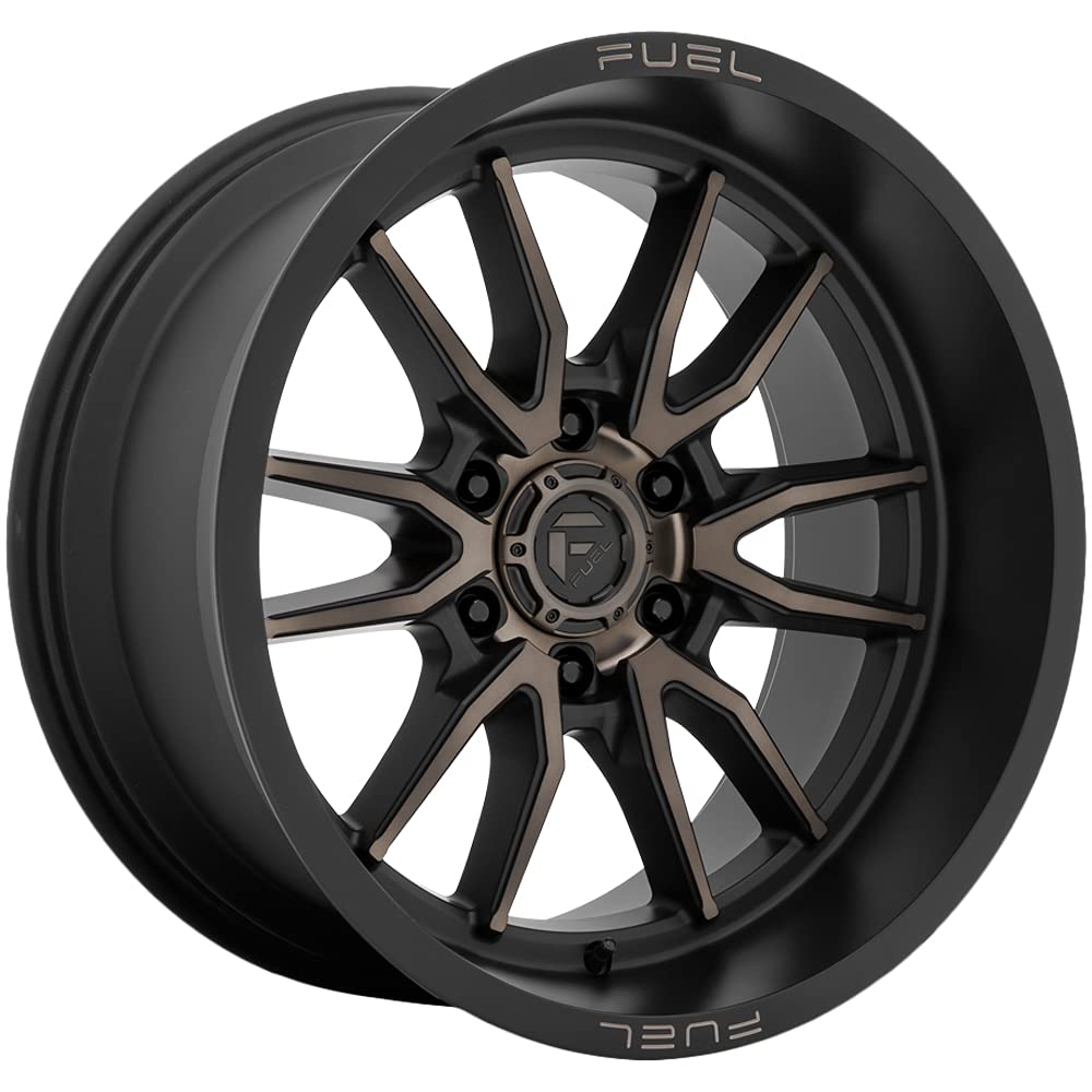 D762 1PC Fuel 18X9 MT-BLK-DDT 01MM - 6X135