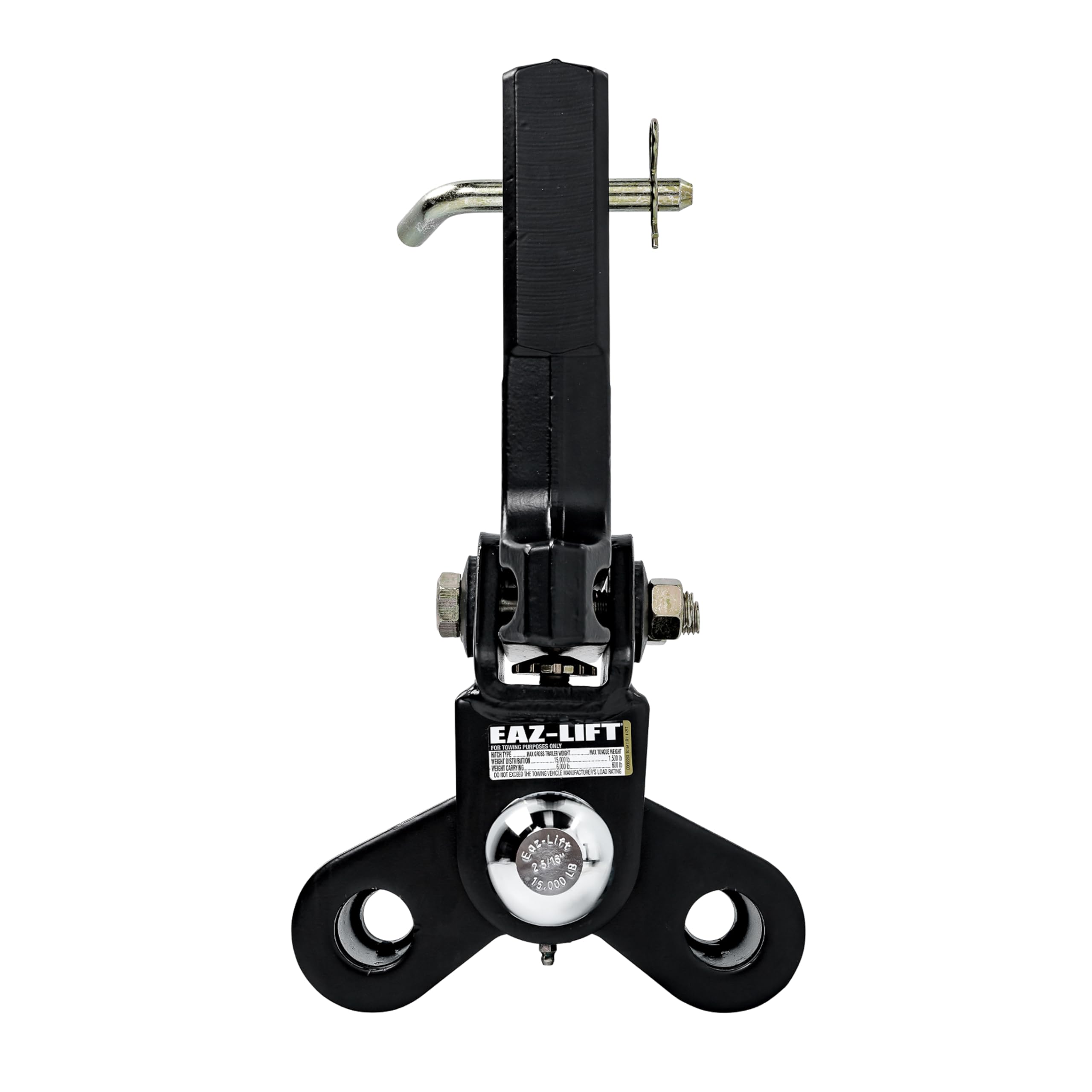 Eaz-Lift Camco ReCurve R3 800lb Camper/RV Weight Distribution Hitch - Features Adjustable Sway Control & Includes 2-5/16" Hitch Ball w/15,000lb Max Rating - 1000lb Max Tongue Weight Rating (48782)