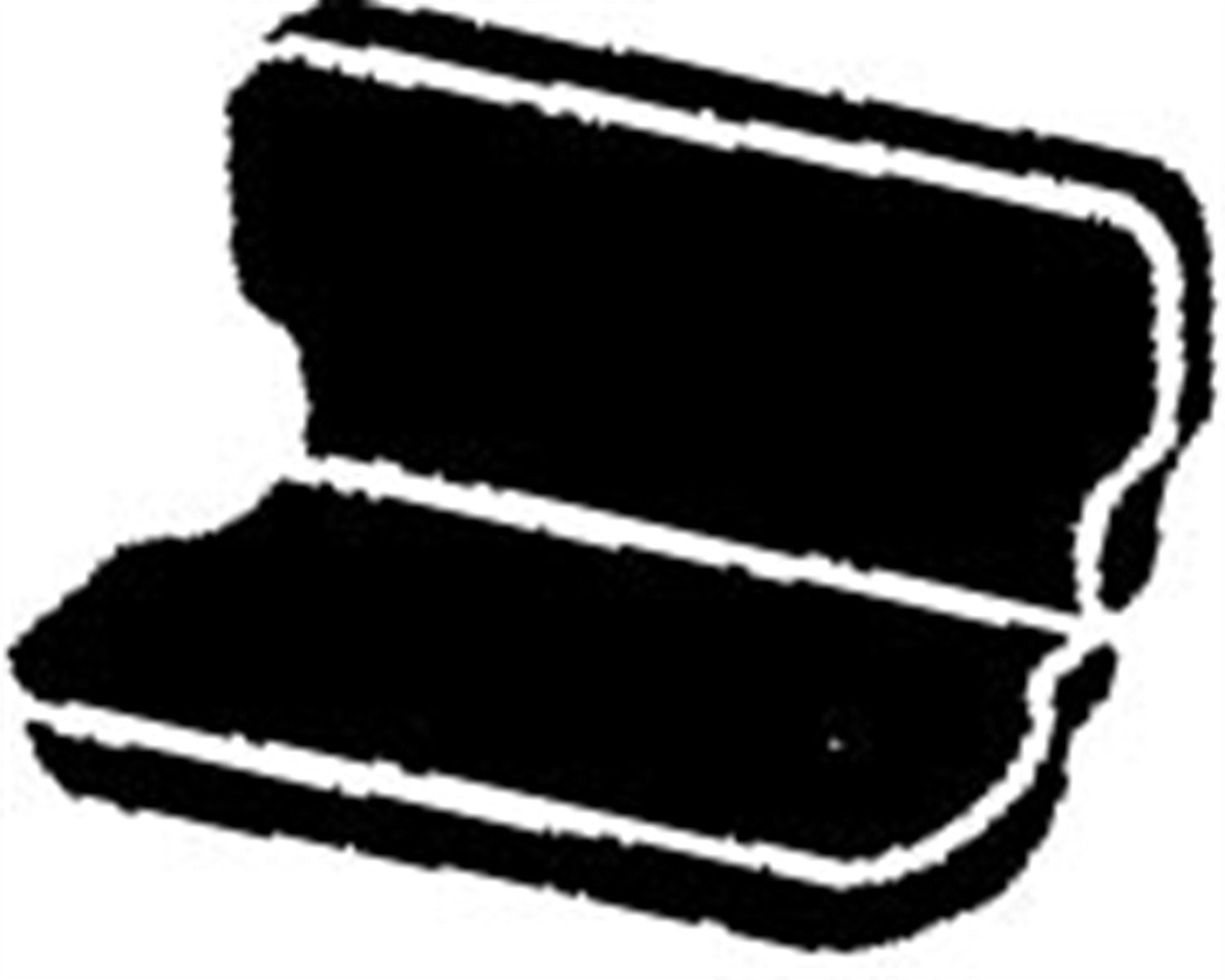Custom Fit FIA TR42-12 GRAY Rear Seat Cover Bench Seat - Saddle Blanket, (Gray)