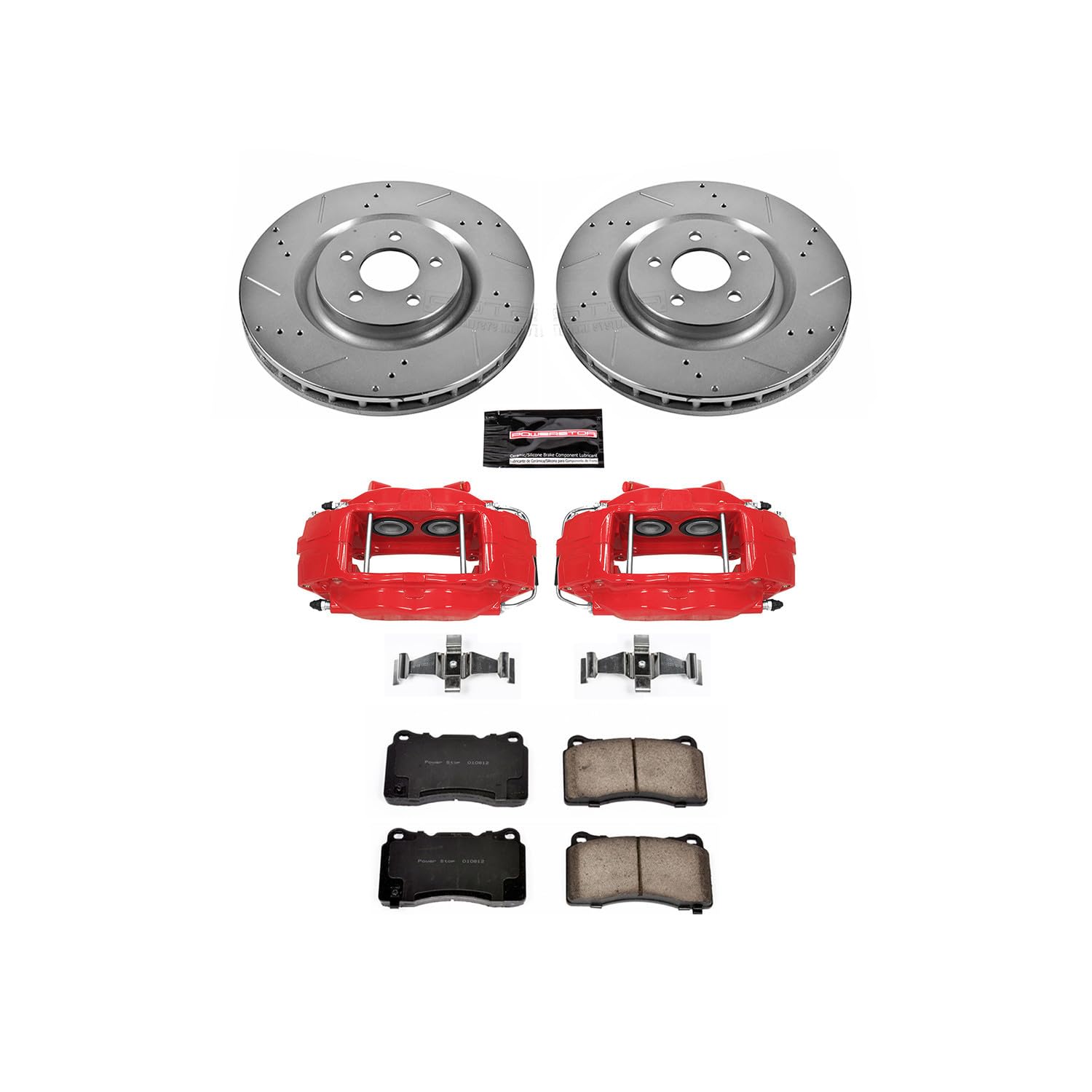 Power Stop Z23 Evolution Sport Brake Kit KC4547 (with Calipers) For Ford Mustang 2007-2014 [Model Specific]