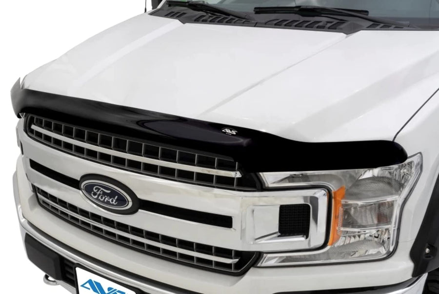 Bugflector Deluxe Auto Ventshade [AVS] | Fits 2008 - 2011 Dodge Dakota | High Profile Bug Deflector - 3 pcs., Dark Smoke | 45057