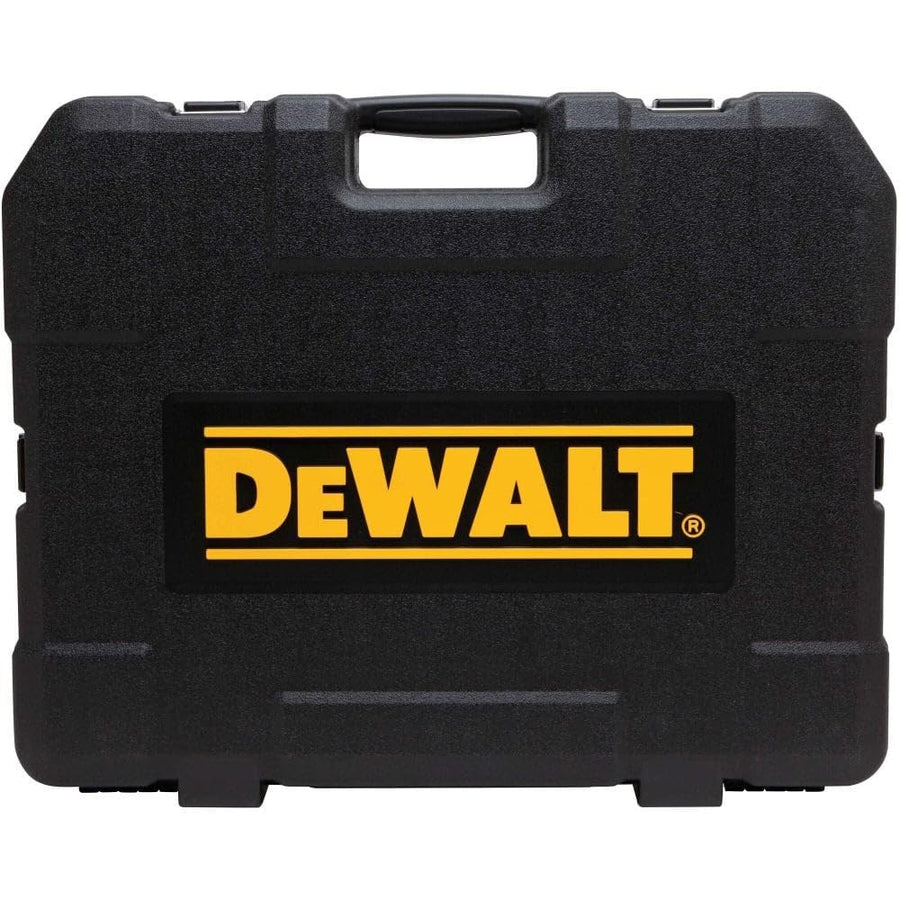 DEWALT Tools Mechanics Kit and Socket Set, 204-Piece Dewalt Tool Set , 1/4" & 3/8" & 1/2" Drive, Metric/ SAE Deep and Shallow Sockets, 3/8" Hex Bits, Torx Bits, Spark Plugs, Wrenches (DWMT72165)