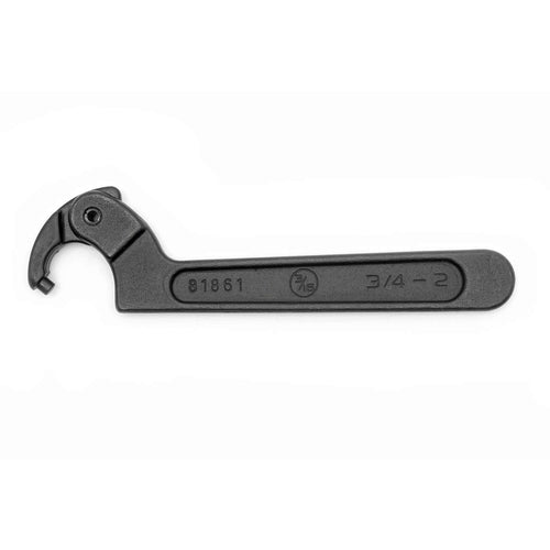 Adjustable GEARWRENCH 3/4" to 2" Black Oxide Pin Spanner Wrench 3/16" - 81861, Multi