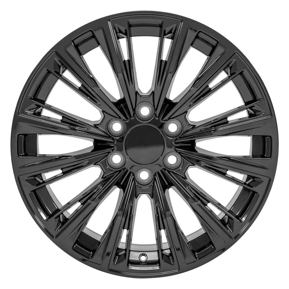 20 Inch OE Wheels CA93 Rim Fits Escalade-V Series Style 6x139.7 20x9 Gloss Black - Hollander 4869 (1)