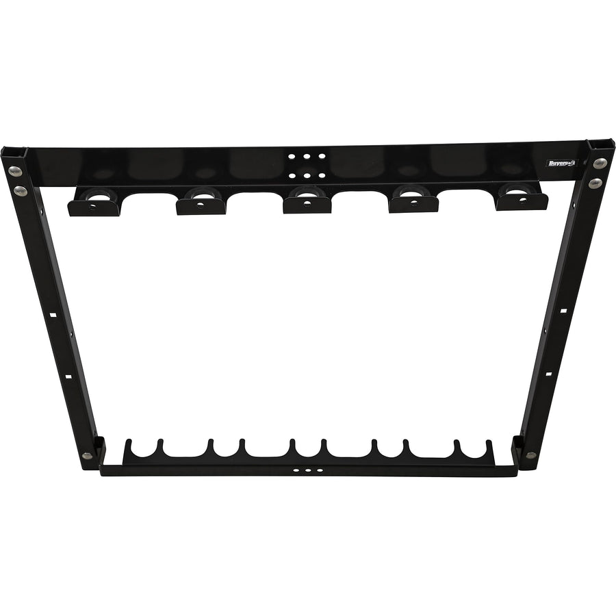 Buyers Products Vertical Rack LT46 for Enclosed Landscape Trailers & Garage or Shed Walls Holds 5 Hand Tools, Accessories For Open & Closed Landscape Trailers, Landscape Tools