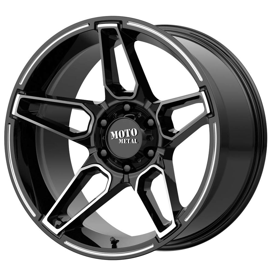 Moto Metal 20X12 MO994 G-BLK MACH -44MM - MO99421250344N 5X5.0