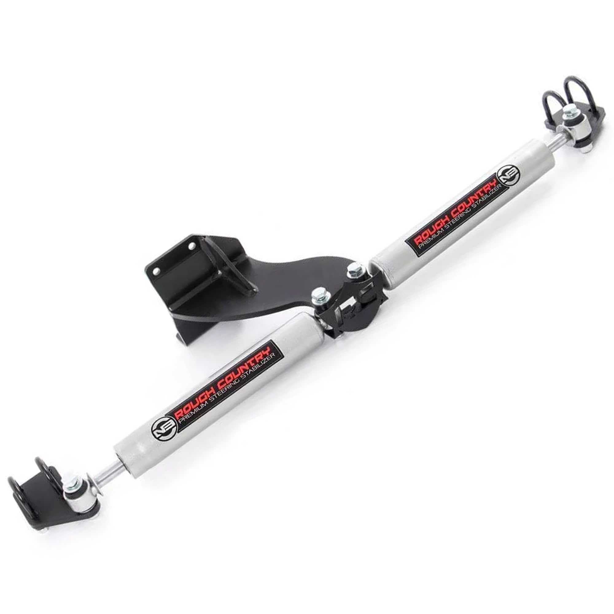 Rough Country Dual N3 Steering Stabilizer for 14-24 Ram 2500/3500 4WD - 8749430