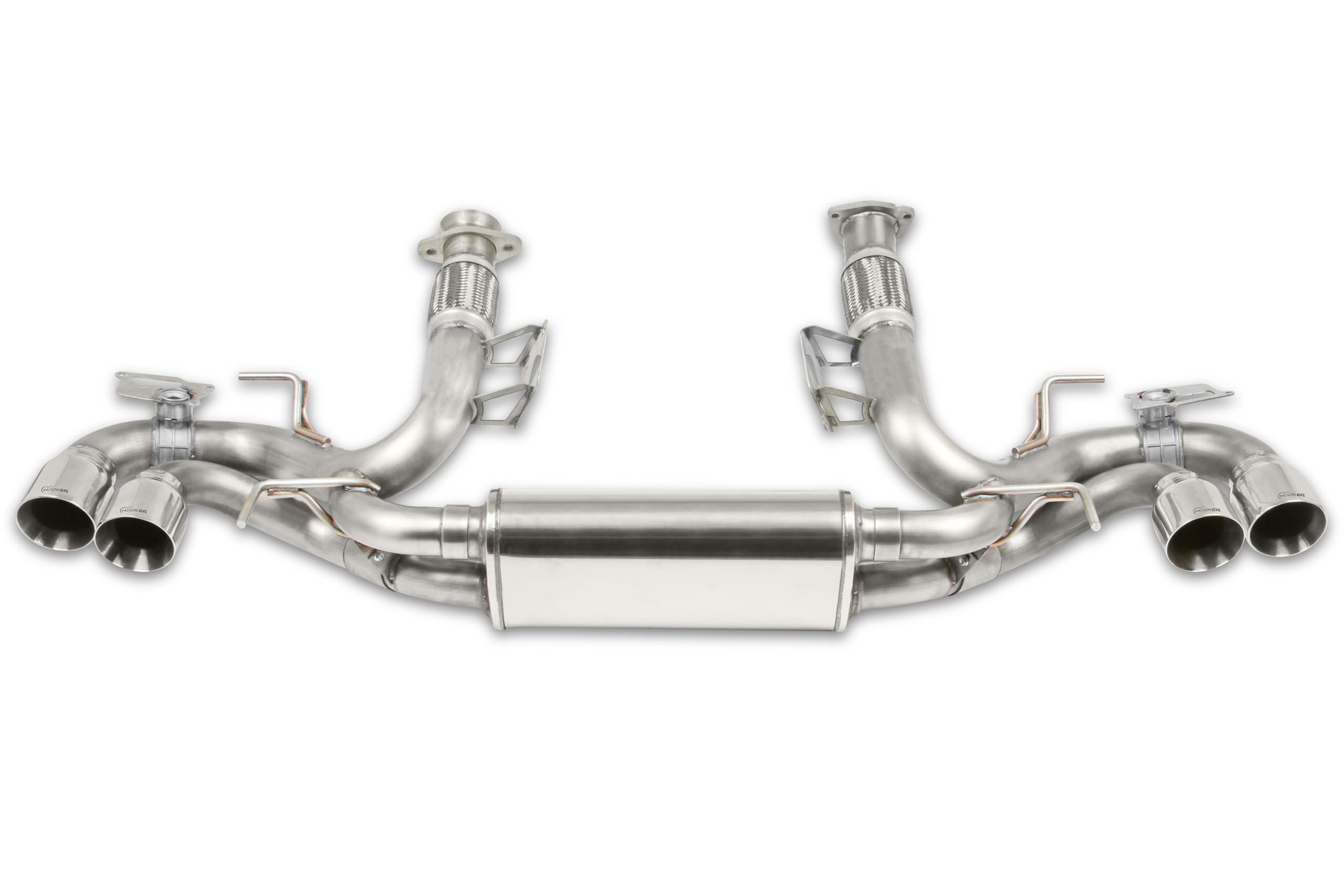 Hooker Blackheart Cat-Back Exhaust BH13236 3" to 2.5" with NPP Dual Mode and AFM Valve Simulators 304SS