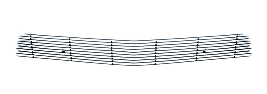 Horizontal T-Rex 25028 Aluminum Polished Finish Billet Bumper Grille Overlay for Chevrolet Camaro SS
