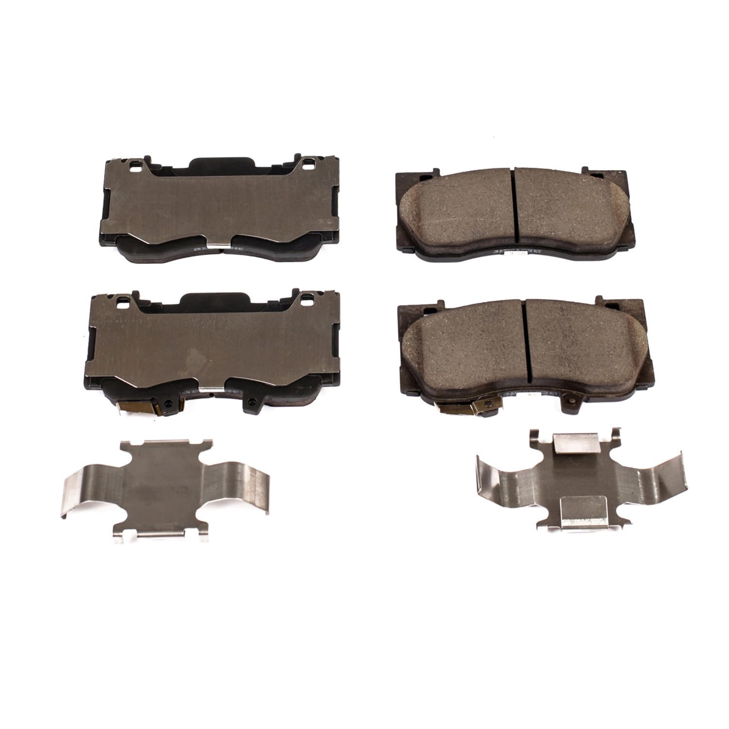 Power Stop Brake Kit Front For Ford Mustang 2015-23 - Ceramic Brake Pads With Installation Hardware, 17-1784