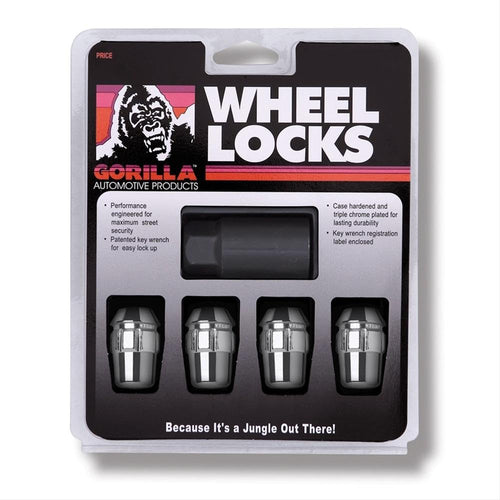 Acorn Wheel Locks Gorilla Automotive (1/2" Thread Size) - Pack of 4