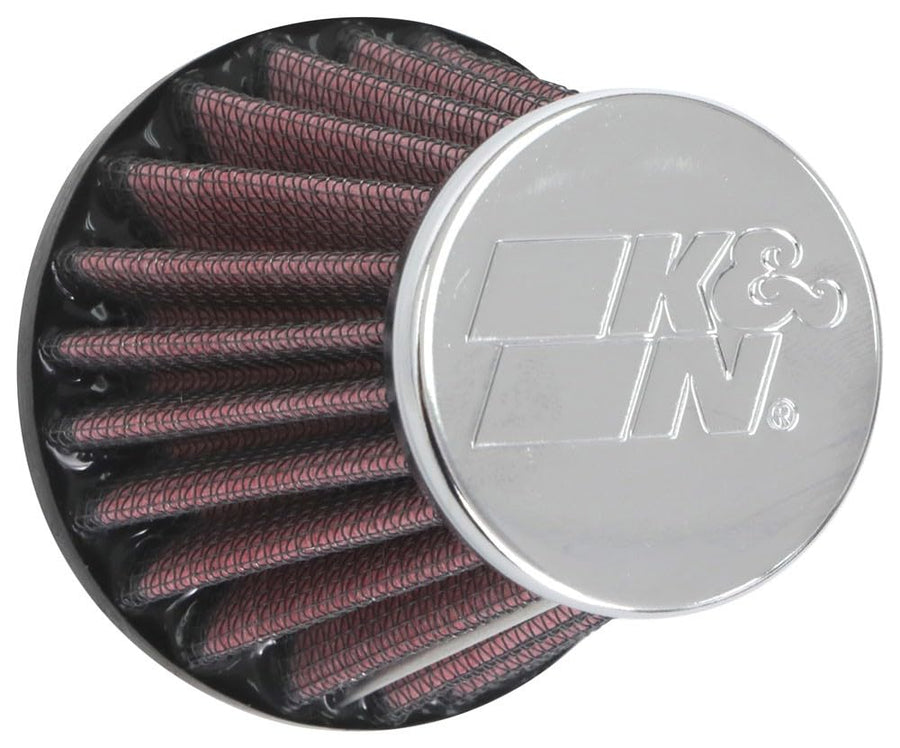 K&N Original High-Flow Lifetime Universal Clamp-On Air Filter:Performance, Premium, Washable: Flange Diameter: 1.875 In, Filter Height: 3 In, Flange Length: 0.625 In, Shape: Round Tapered, RC-1090