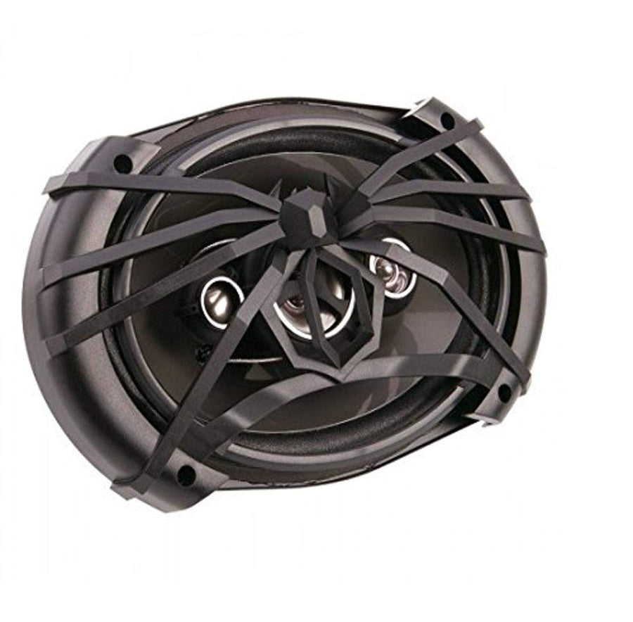 Soundstream Arachnid AF.694 Full Range 6x9" 4-Way 500W Speakers,Black and Silver