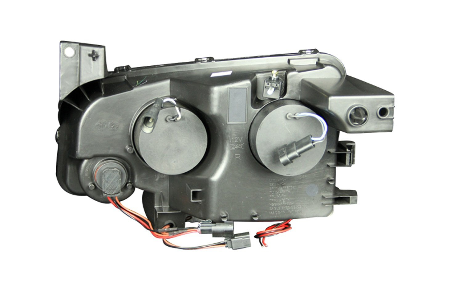 Dodge Charger Anzo USA 121218 Black Clear Projector with Halos Headlight Assembly - (Sold in Pairs)