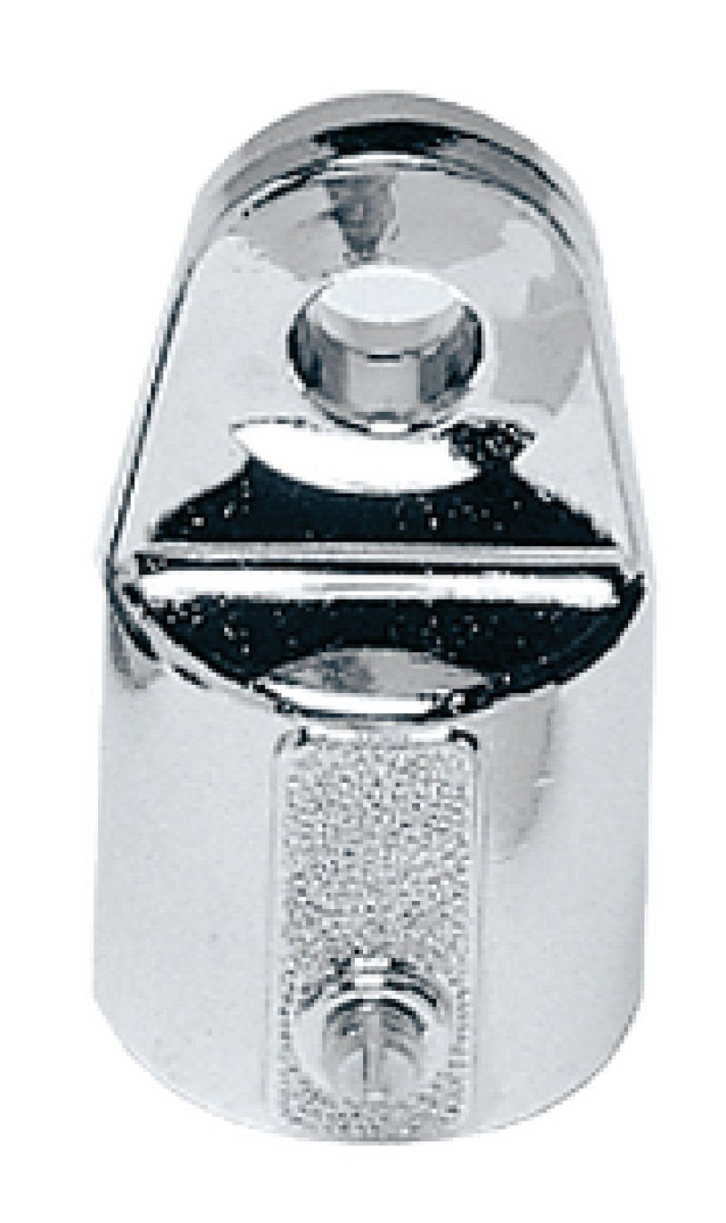 Chromed 7/8" Zamak Bimini Top External Eye End - 1 Pair