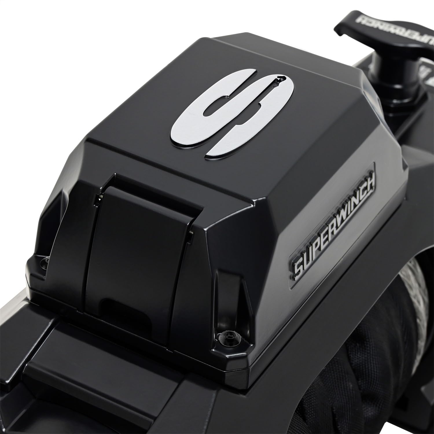 SX 10SR Superwinch Winch, 10000 lb Capacity, Hawse Fairlead, 12 ft Remote, 3/8 in x 80 ft Synthetic Rope, 12V, Kit