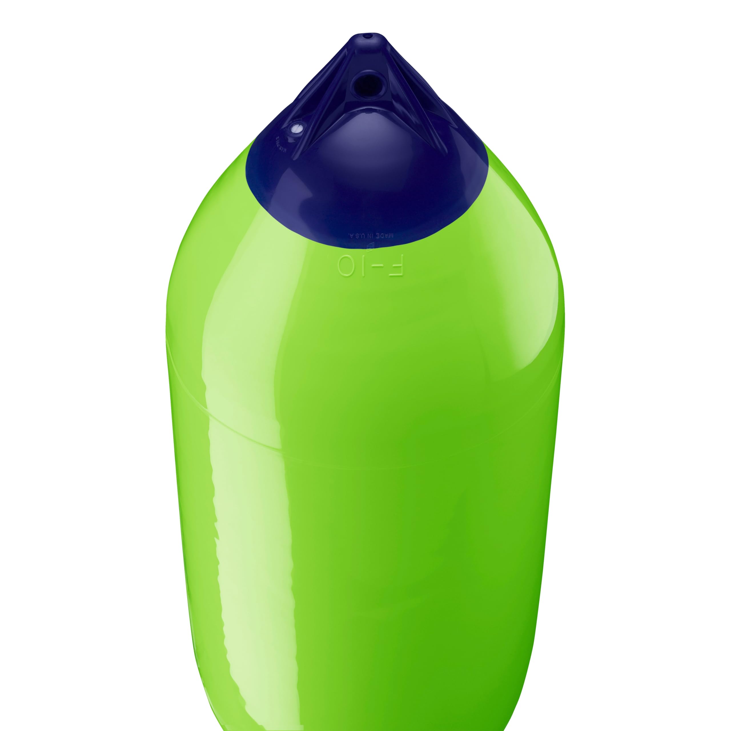 F-10 Standard Polyform Boat Fender - Blue Ropehold Lime