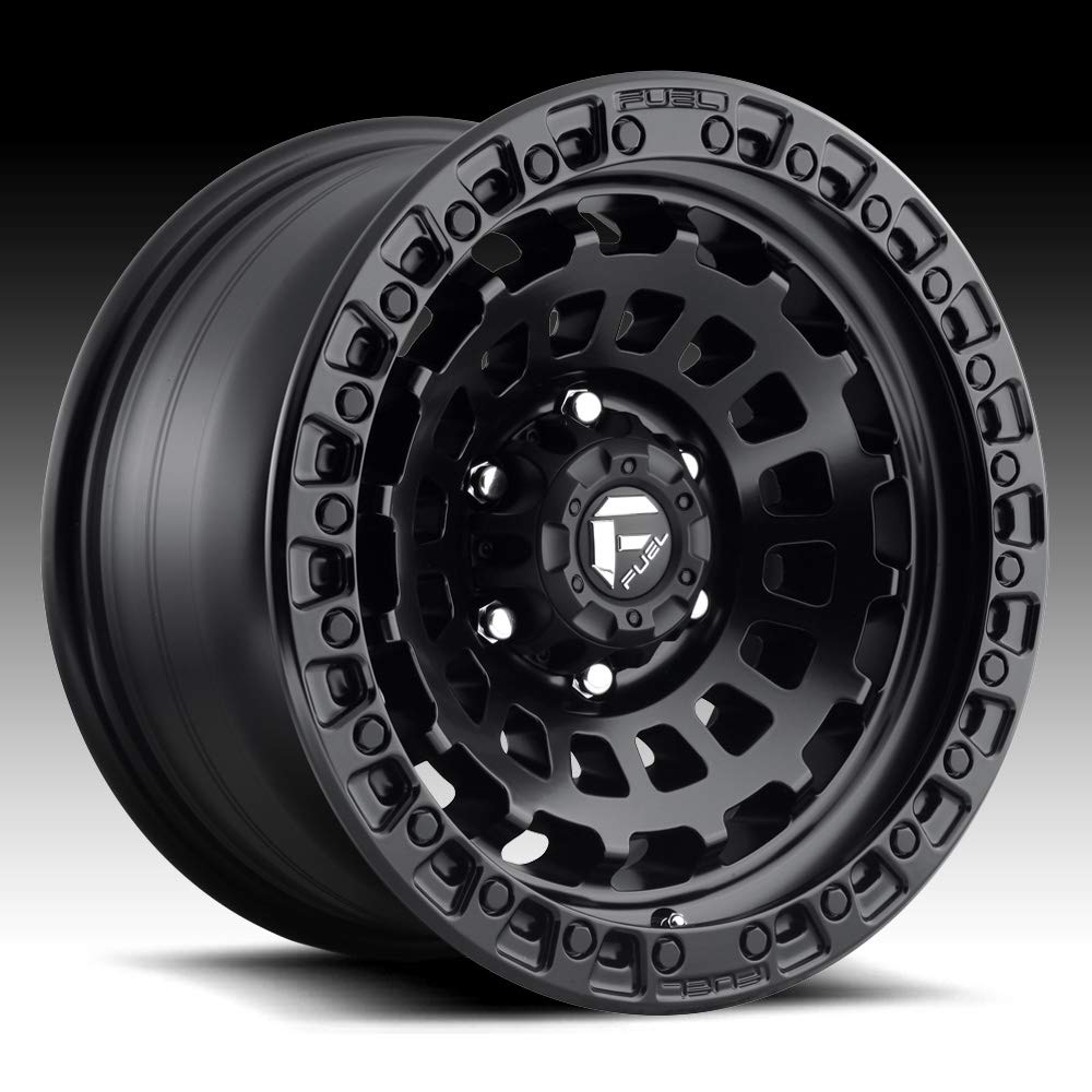 Fuel 1PC D633 ZEPHYR 17X9 5X139.7 MATTE BLACK Wheel Rim