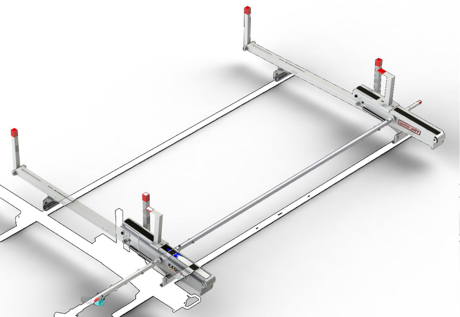 Weather Guard 2261-3-01 Drop Down Ladder Rack WEATHERGUARD