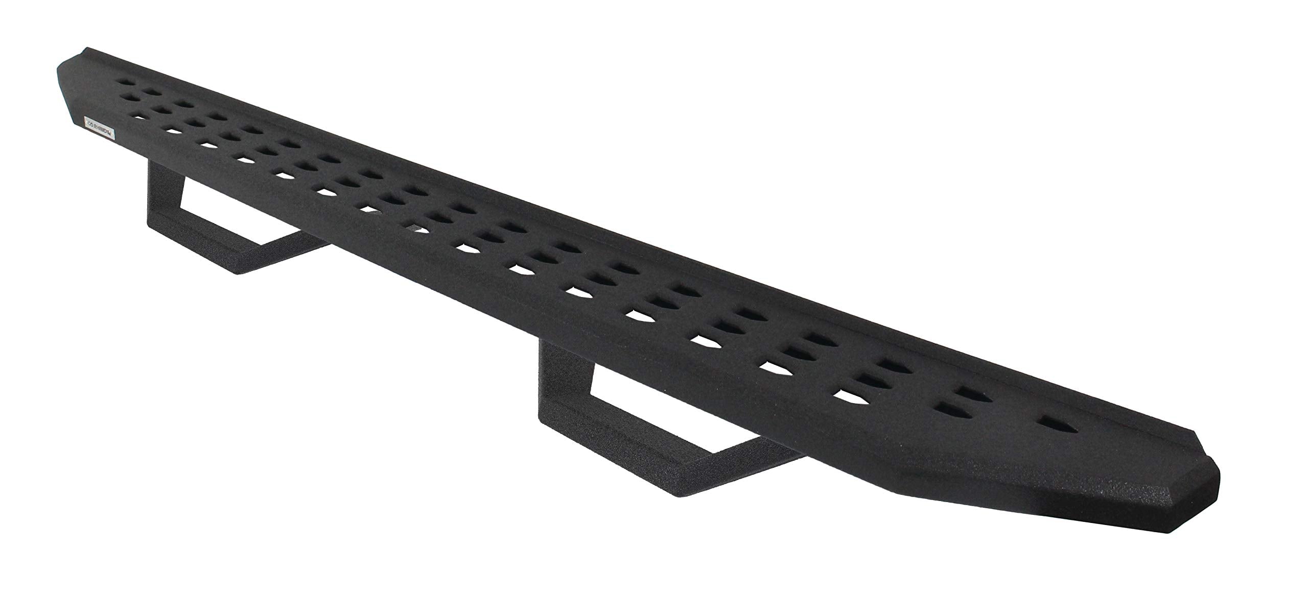 Go Rhino Running Boards RB20, Mounting Brackets, & 2 Pair of Drop Steps | Galvanized Steel, Bedliner Coating | 6940478720T | Fits 2014-2018 Chevrolet Silverado/GMC Sierra 1500 Crew Cab (See Descr.)