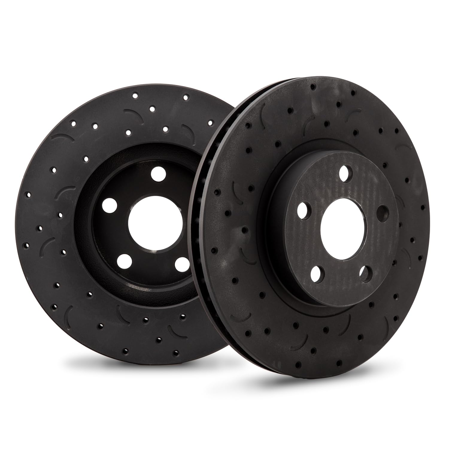 Talon Cross-Drilled and Slotted Vented Rotor, Hawk Performance Brakes, 10.83 in. Diameter, 1.94 in. Height