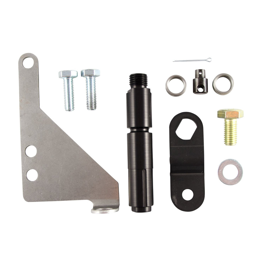 Bracket and Lever Kit B&M 40504 for Ford 4R70W Automatic Transmission , Gray