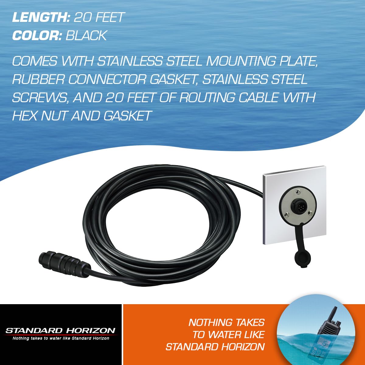 MEK-4 STANDARD HORIZON Microphone Extension kit for GX5000/GX5500