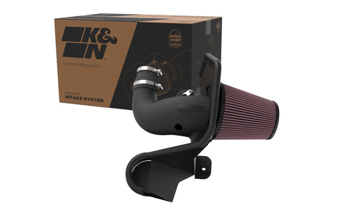Cold Air Intake System K&N: High-Flow Air-Filter, Increase Performance & Horsepower: Compatible with 2022-2024 JEEP Grand Cherokee, 63-1595