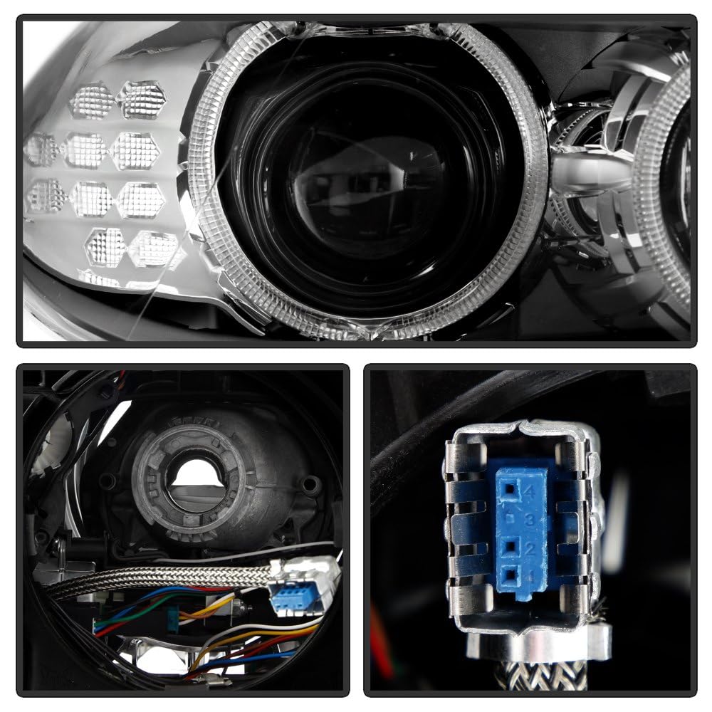 BMW Spyder (POE) 5 Series F10 11-13 HID w/AFS Projector Headlight - Low Beam-D1S(Not Included) ; High Beam-D1S(Not Included) ; Signal-LED - OE Right