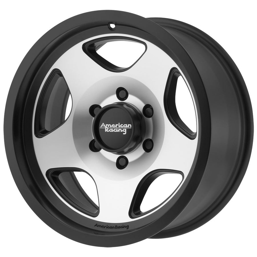 AR923 17X8 American Racing S-BLK MACH 6X135 00MM - AR92378063500