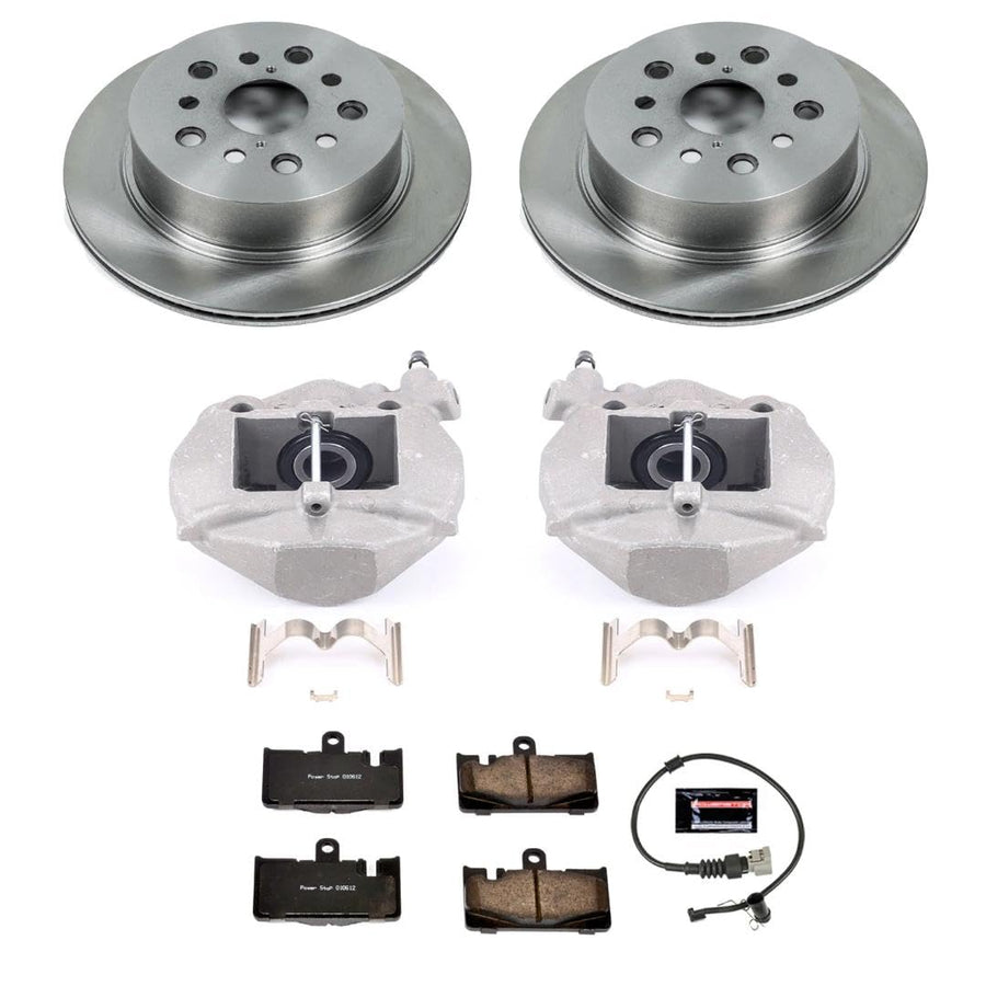 Power Stop KCOE2329 Stock Replacement Rear Brake Kit with OE Calipers For Lexus LS430 2001-2006 [Model Specific]