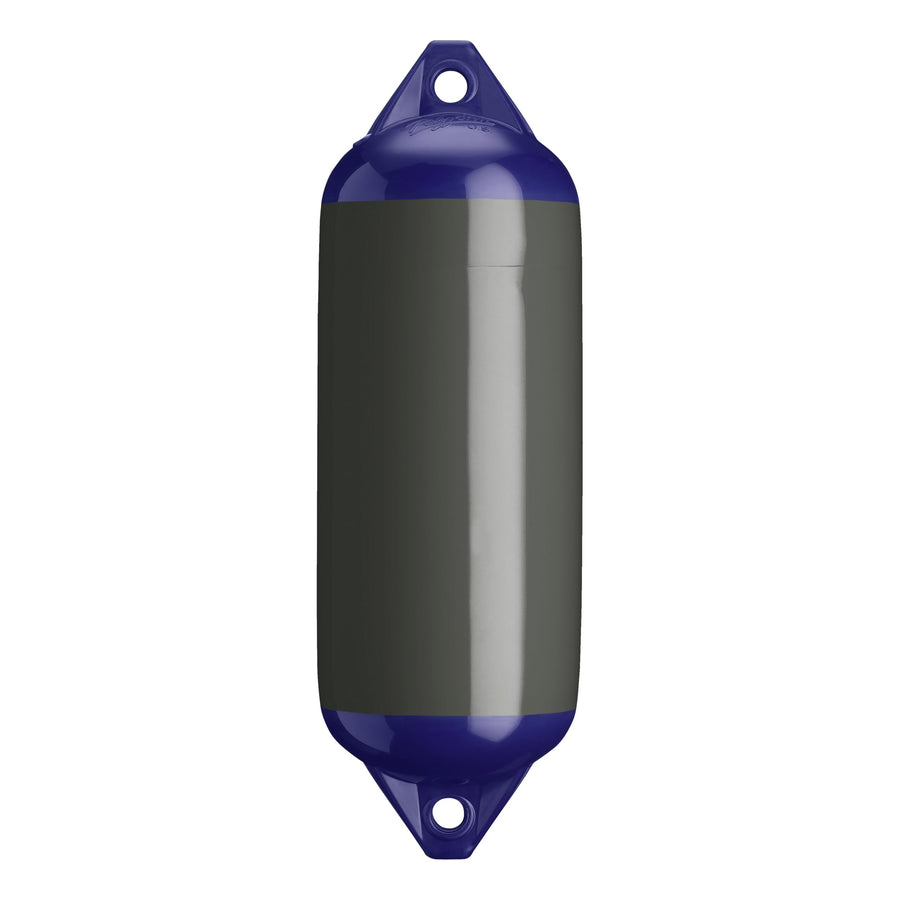 F-2 Standard Polyform Boat Fender - Graphite Blue Ropehold