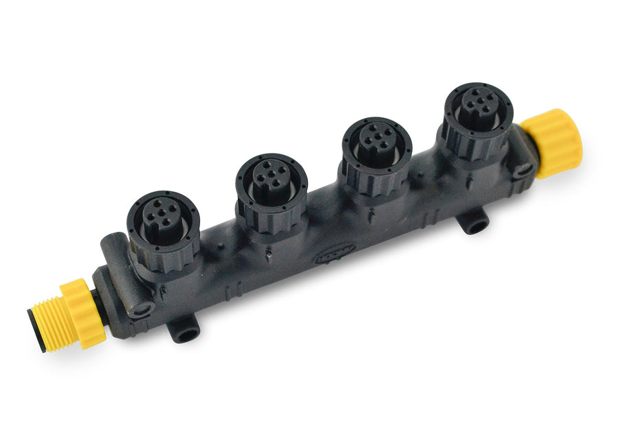 270104 ANCOR MARINE GRADE Nmea 2000 4 Way Tee Connector, Standard