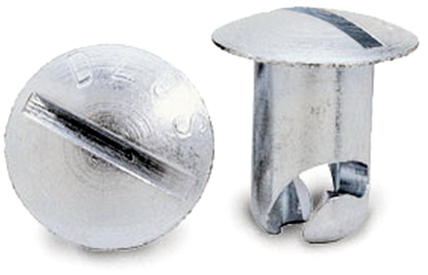 Moroso Oval Quick Fasteners, 7/16" x .550" Steel, Silver 71360