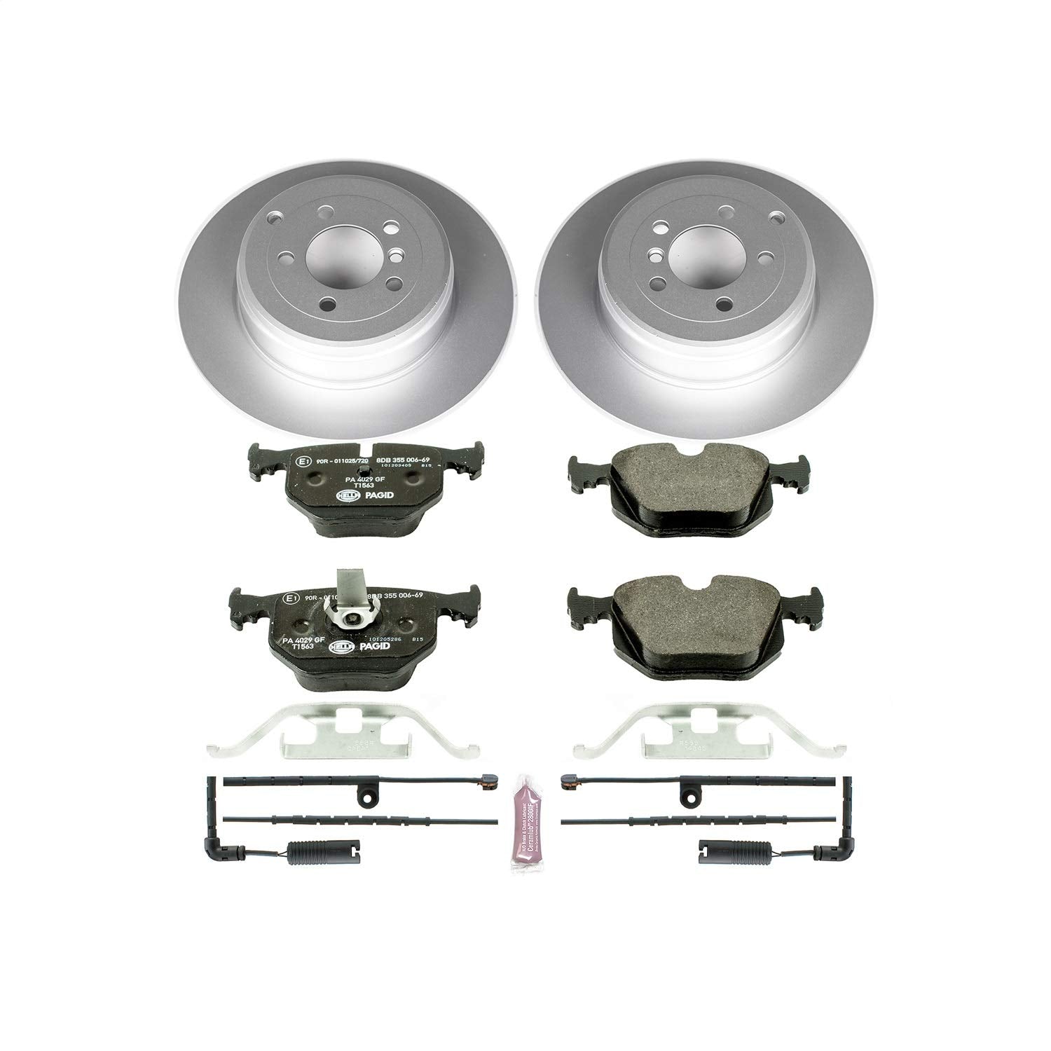 Power Stop Rear ESK5742 Euro-Stop Brake Kit For Land Rover Range Rover 2003-2005 [Model Specific]