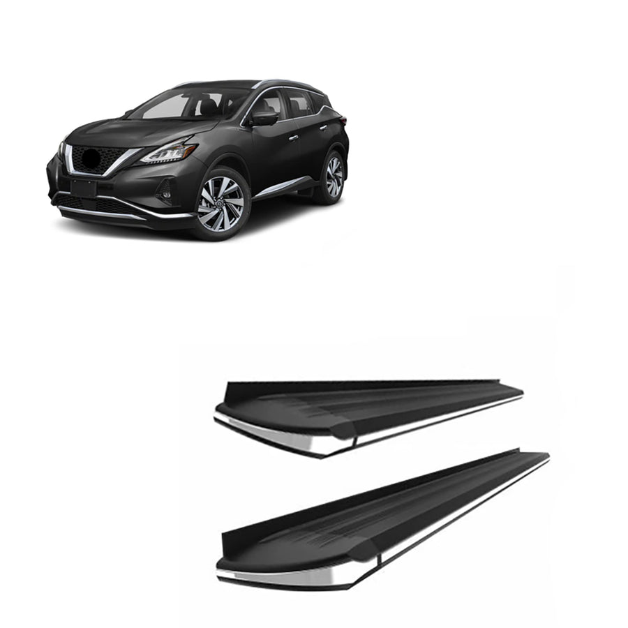 Exceed Black Horse Running Boards Compatible with 2015-2023 Nissan Murano (Excludes 2-Door Model)-EX-NIMU-15