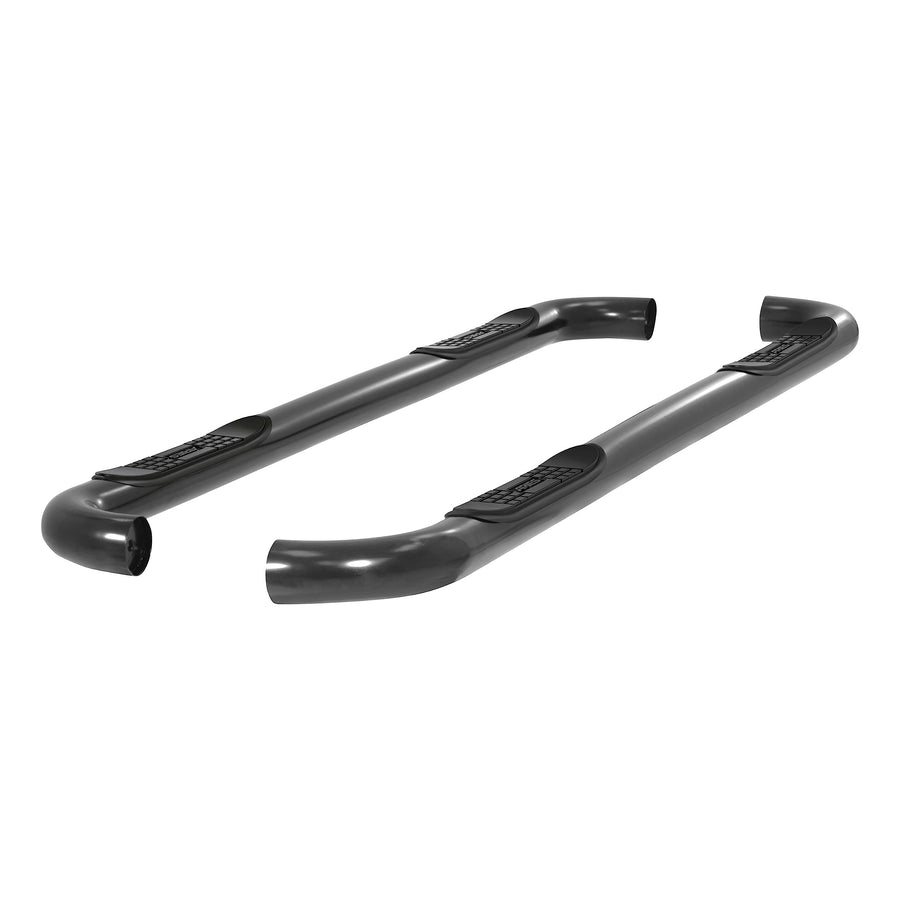 3-Inch Round Black Steel ARIES Nerf Bars, No-Drill, Fits Select Ford Excursion, F-250, F-350 Super Duty