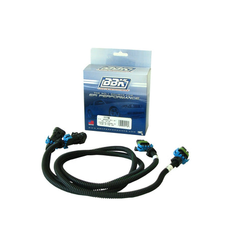 O2 Oxygen Sensor Wire Harness Extensions BBK 1116 36" for 2008-2015 GM (Pair), Black