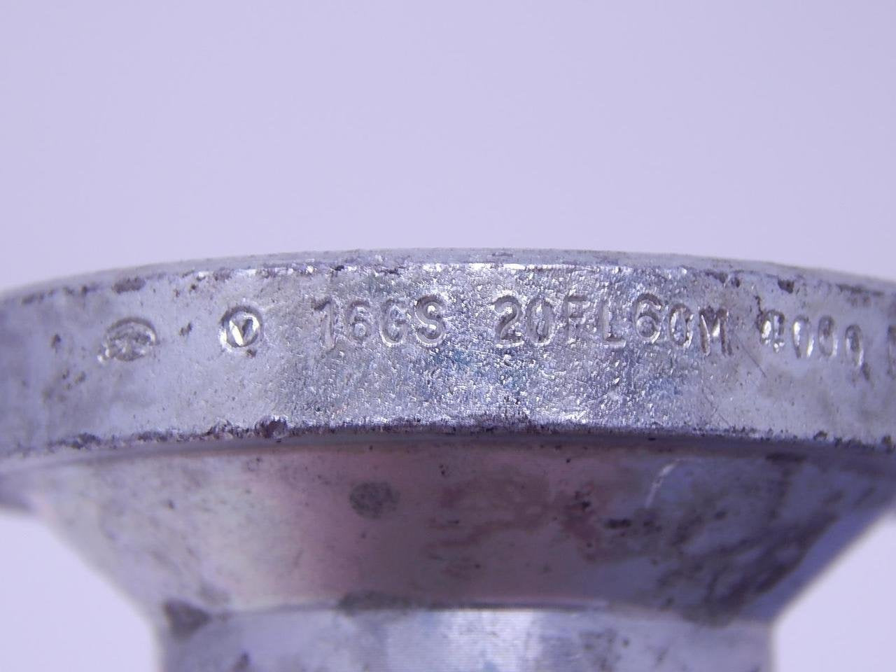 Gates GlobalSpiral 16GS-20FL60M Couplings, Code 61 O-Ring Flange, Zinc Plated Carbon Steel, 6.18", 60° Bent Tube, 1" ID